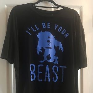 Disney men’s beauty and the beast t shirt